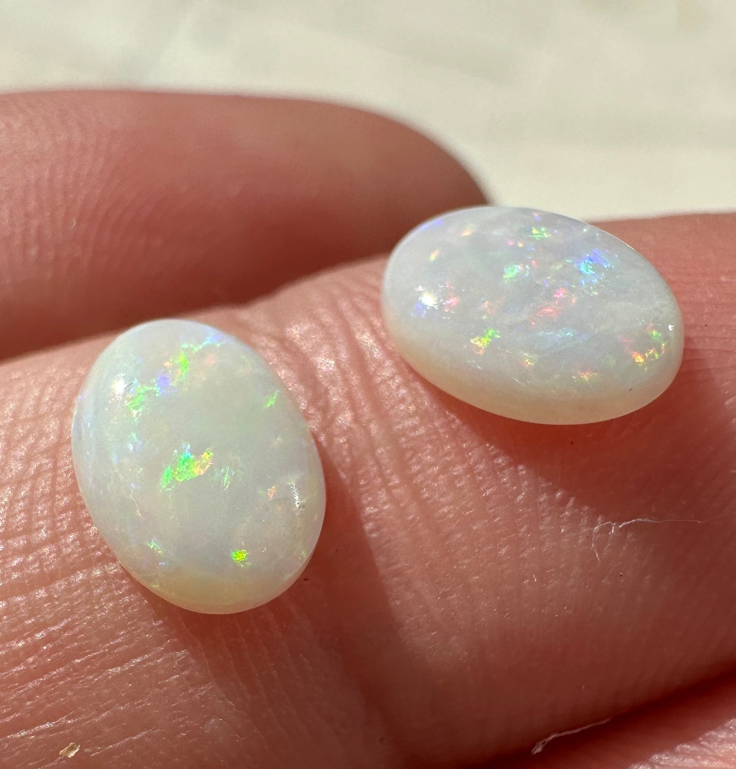 Australian Coober Pedy Crystal Opal multicolored unset pendant or ring 0.69 cts