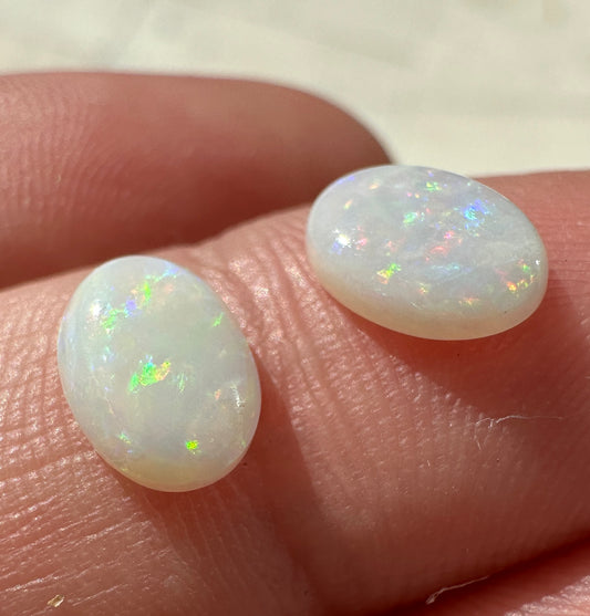 Australian Coober Pedy Crystal Opal multicolored unset pendant or ring 0.69 cts