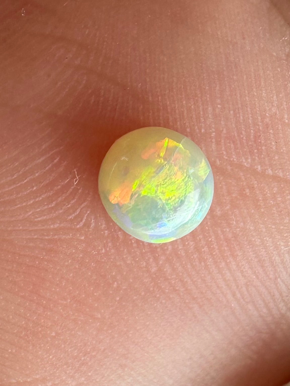 Australian lightning ridge unset red, gold and green crystal pendant or ring opal 