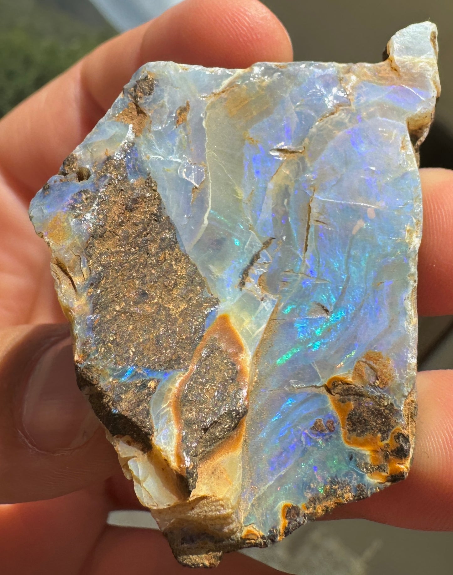 Australian Queensland Boulder opal rough large ring or pendant 162.02 cts