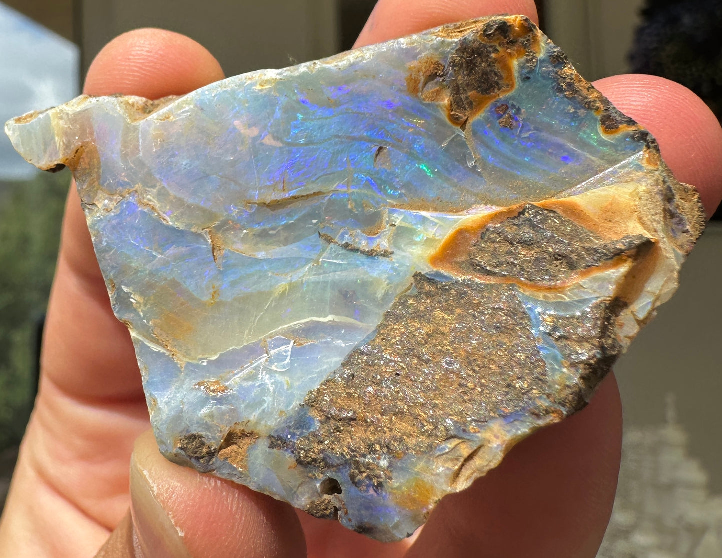 Australian Queensland Boulder opal rough large ring or pendant 162.02 cts