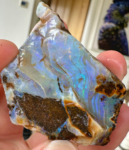 Australian Queensland Boulder opal rough large ring or pendant 162.02 cts