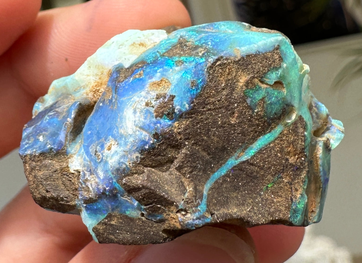 Australian Queensland Boulder opal rough large ring or pendant 162.02 cts