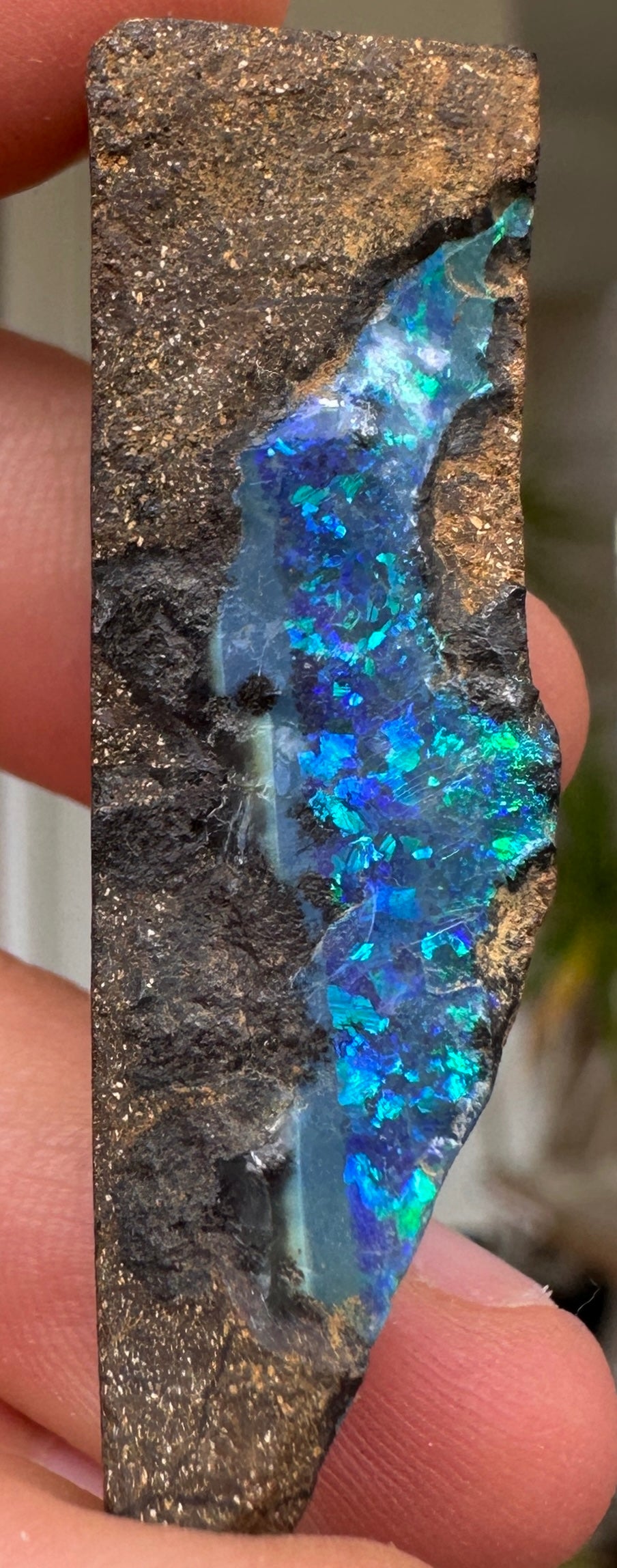 Australian Queensland Boulder opal rough large ring or pendant 72.695 cts