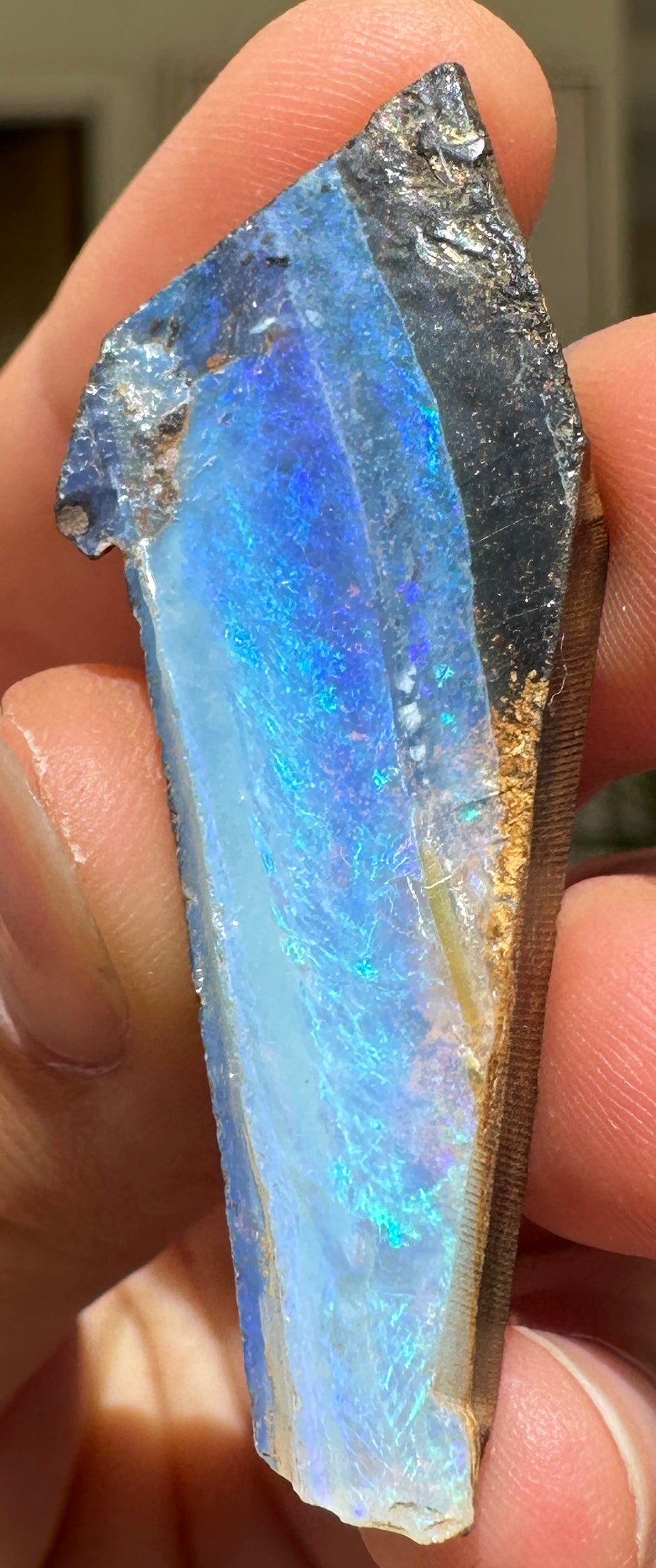 Australian Queensland Boulder opal rough large ring or pendant 48.01 cts