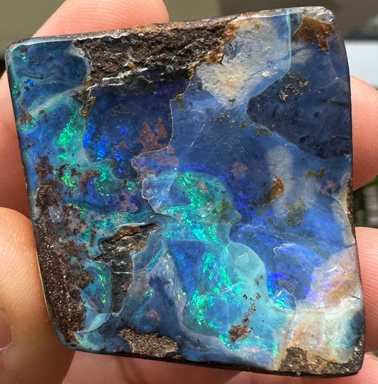 Australian Queensland Boulder opal rough large ring or pendant 137.68 cts