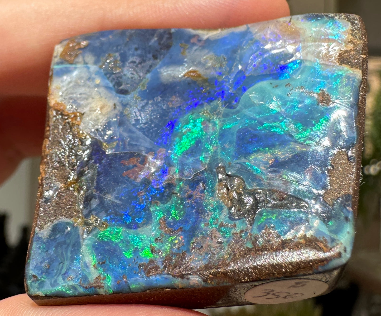 Australian Queensland Boulder opal rough large ring or pendant 137.68 cts