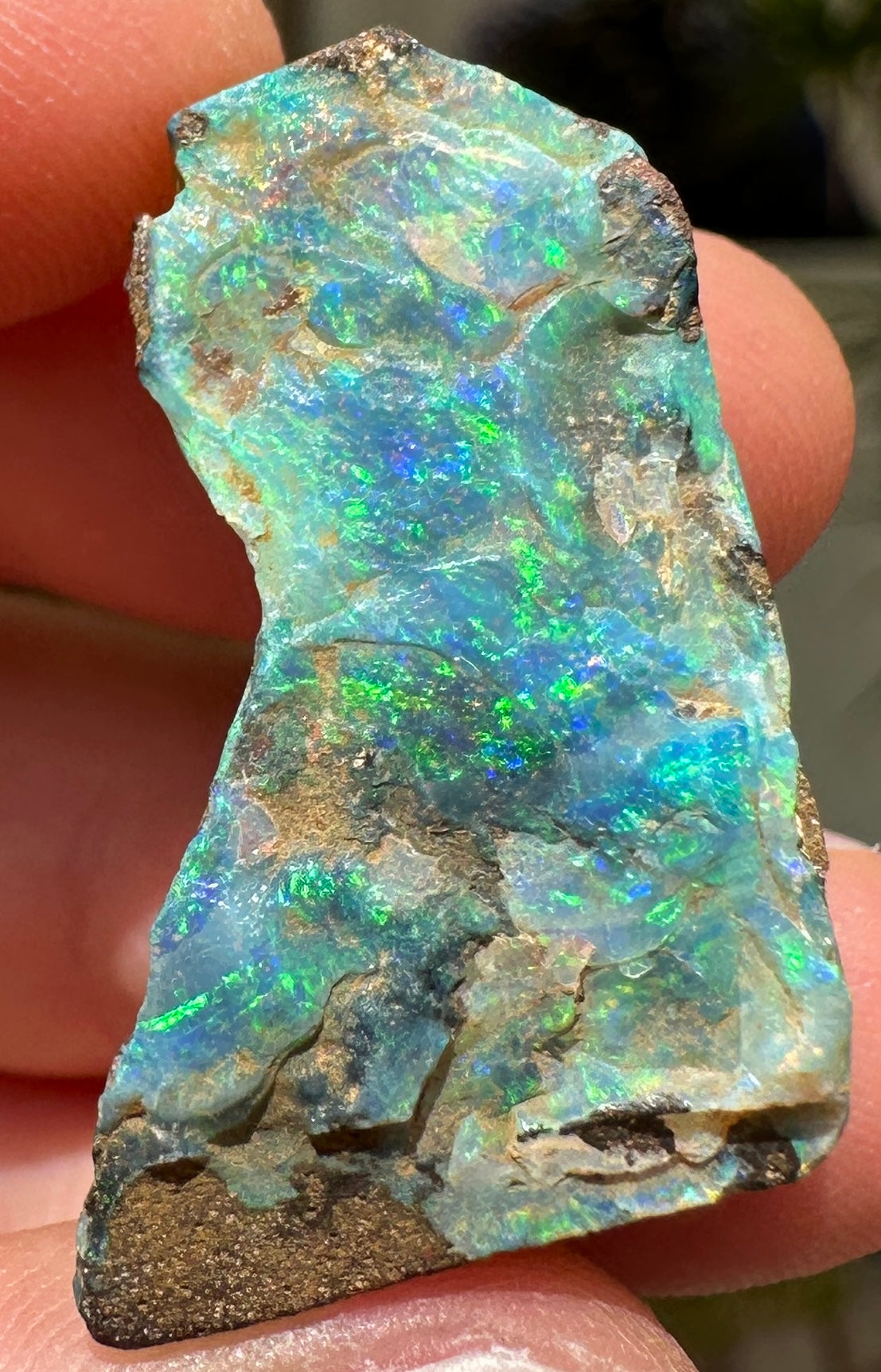 Australian Queensland Boulder opal rough large ring or pendant 32 cts