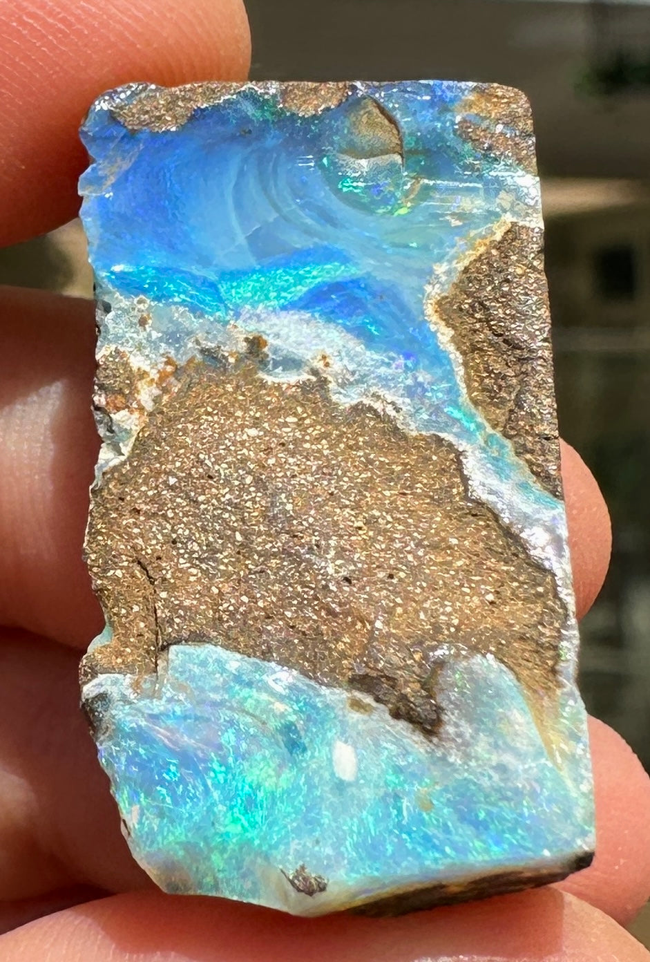 Australian Queensland Boulder opal rough large ring or pendant 42.925 cts