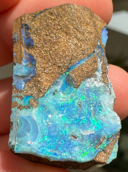 Australian Queensland Boulder opal rough large ring or pendant 42.925 cts