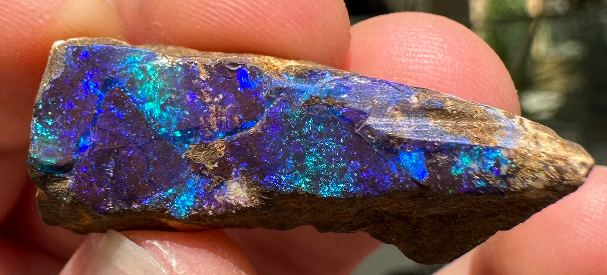 Australian Queensland Boulder opal rough large ring or pendant 25.67cts