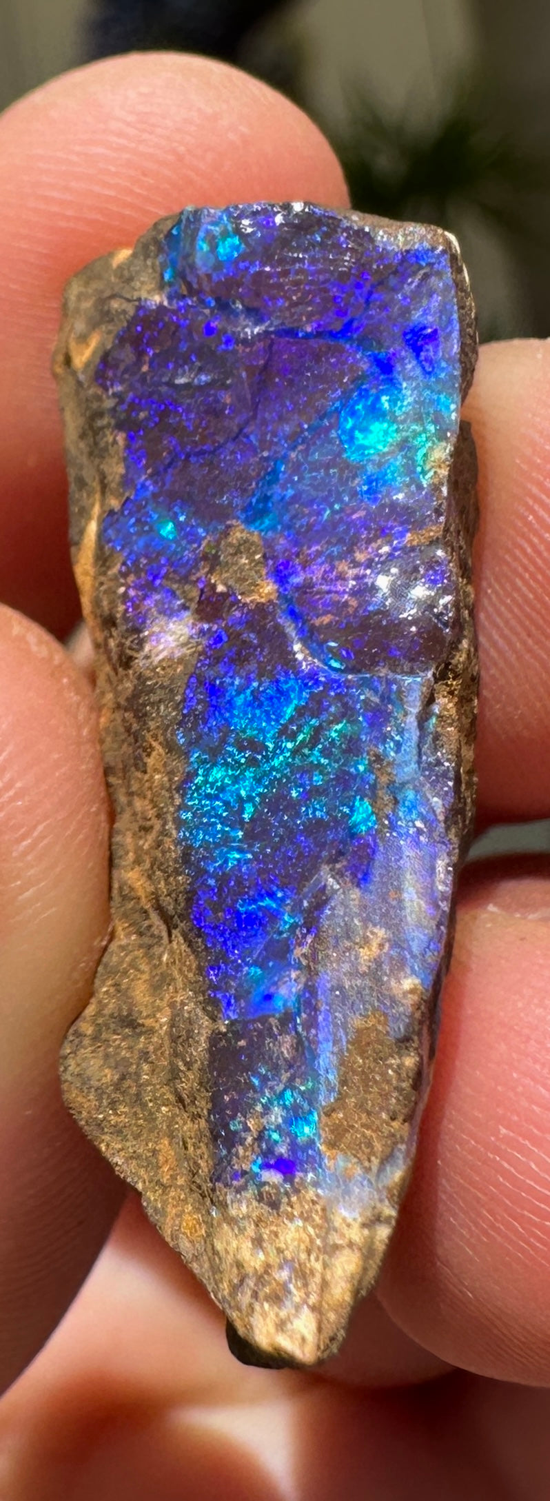 Australian Queensland Boulder opal rough large ring or pendant 25.67cts