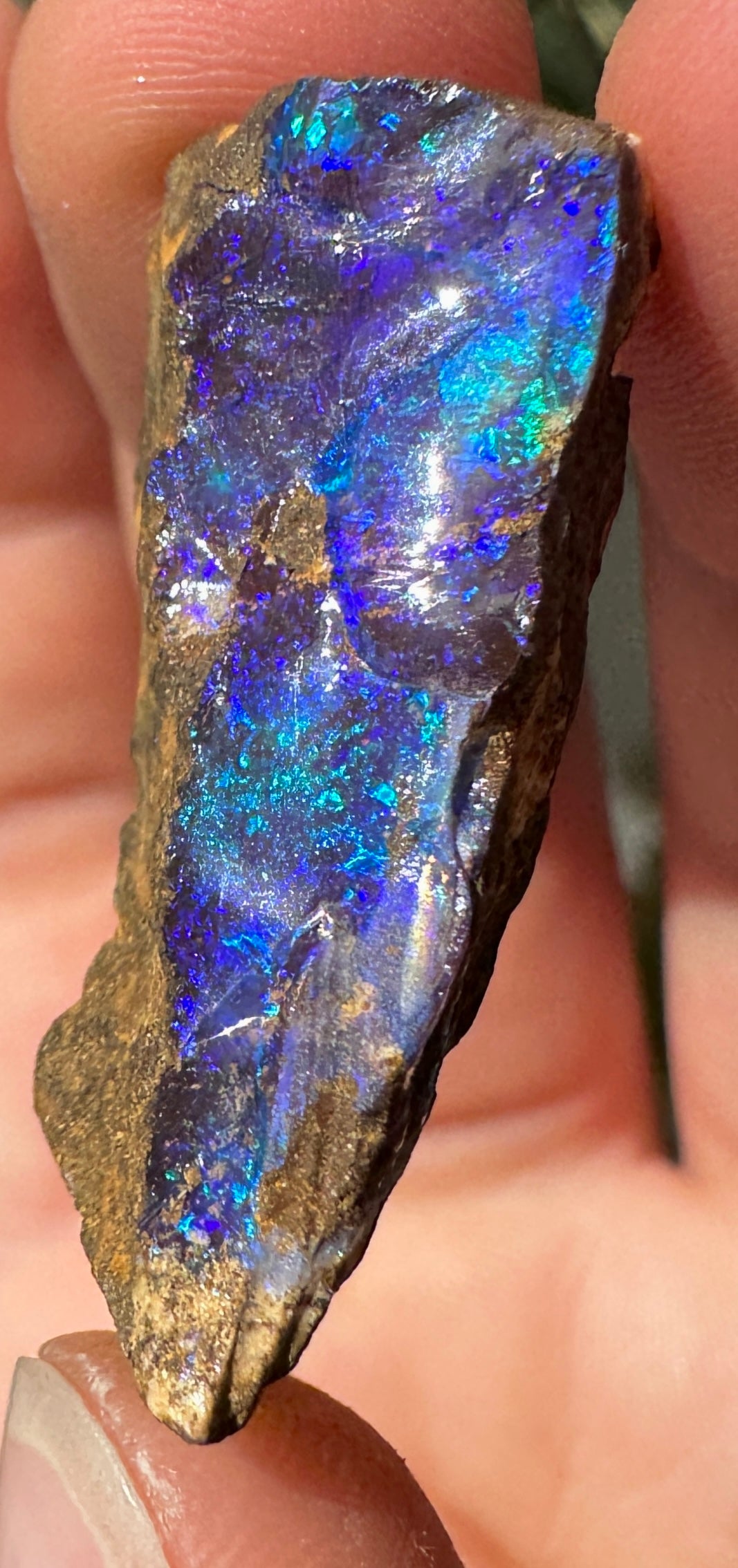 Australian Queensland Boulder opal rough large ring or pendant 25.67cts