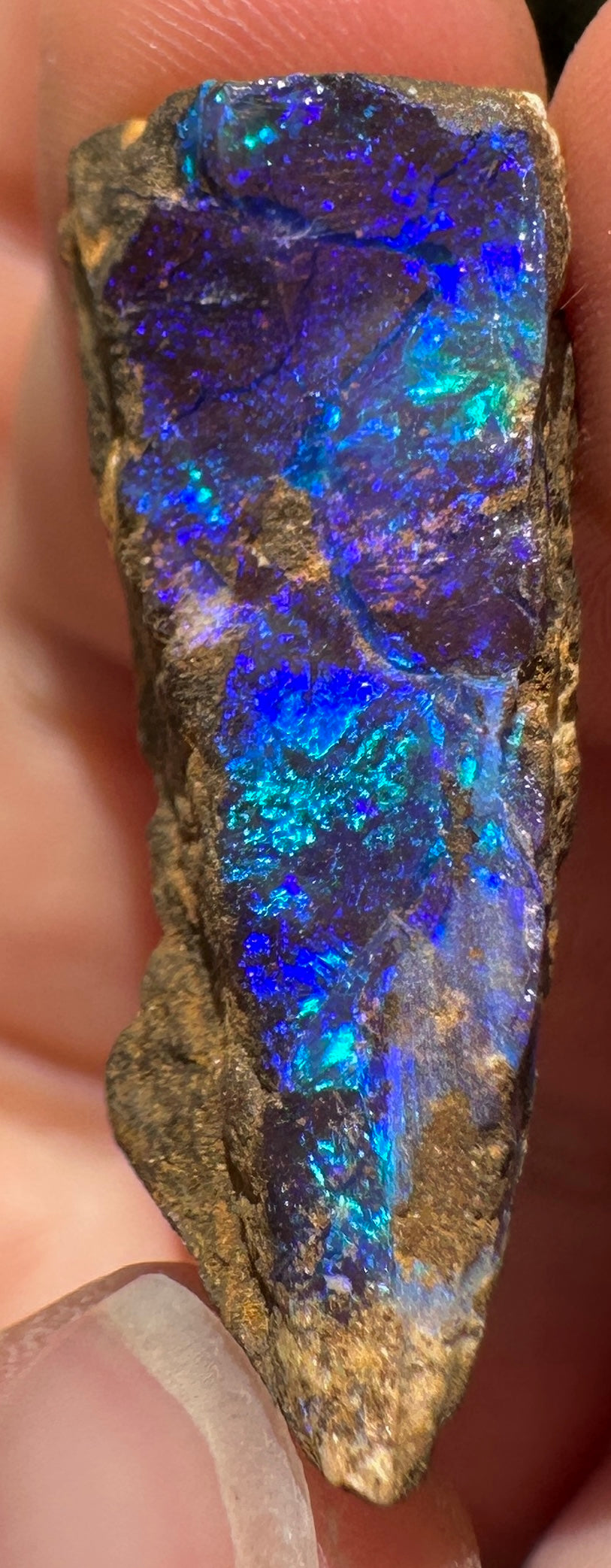 Australian Queensland Boulder opal rough large ring or pendant 25.67cts