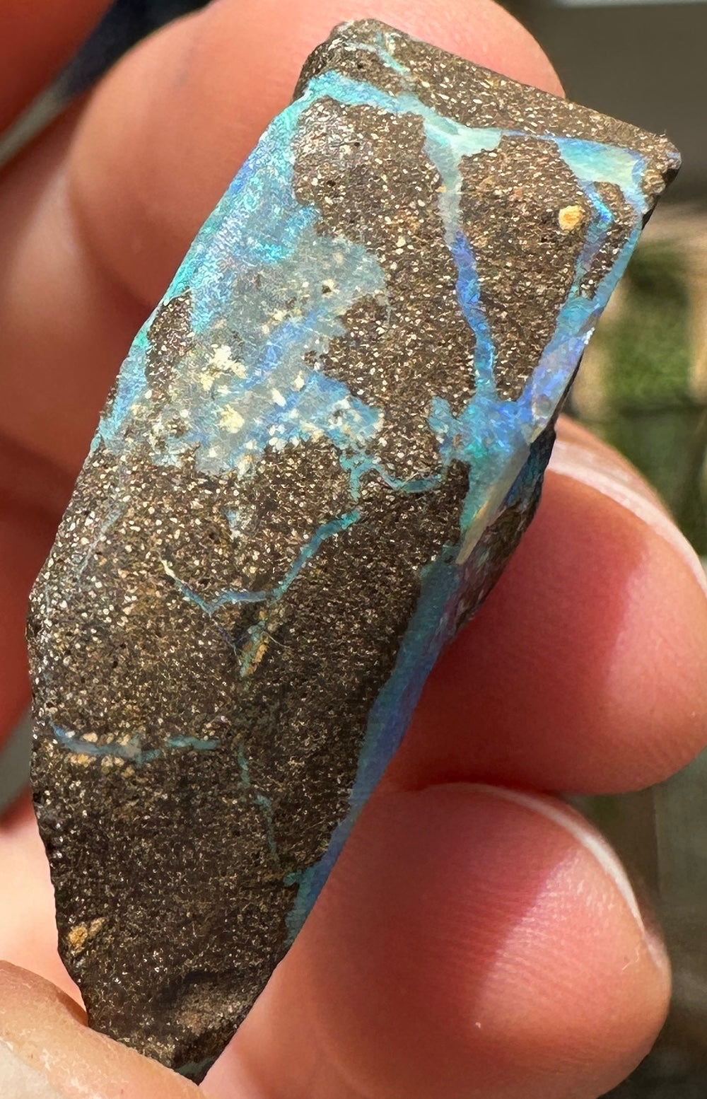 Australian Queensland Boulder opal rough large ring or pendant 53.135 cts