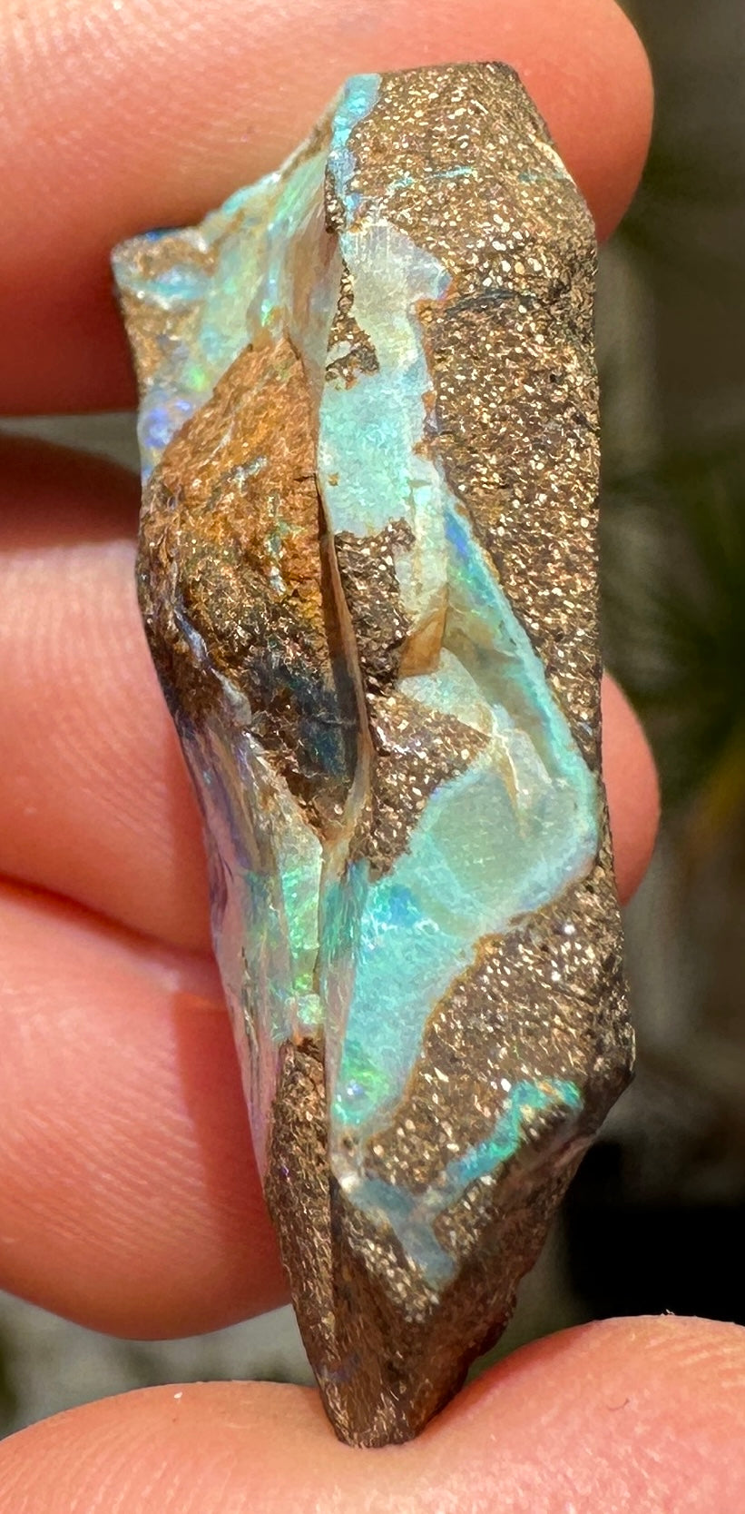 Australian Queensland Boulder opal rough large ring or pendant 53.135 cts