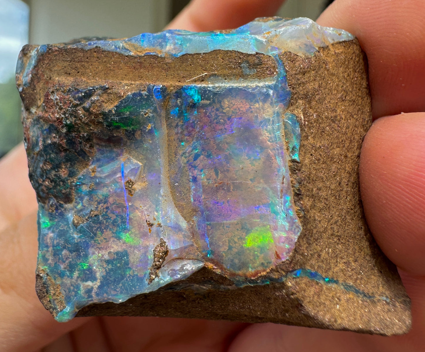 Australian Queensland Boulder opal rough large ring or pendant 166.57 cts