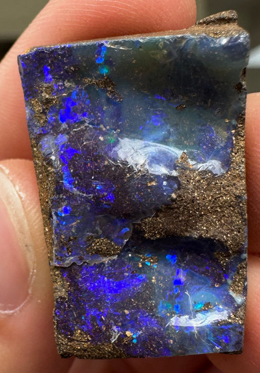 Australian Queensland Boulder opal rough large ring or pendant 41.565 cts