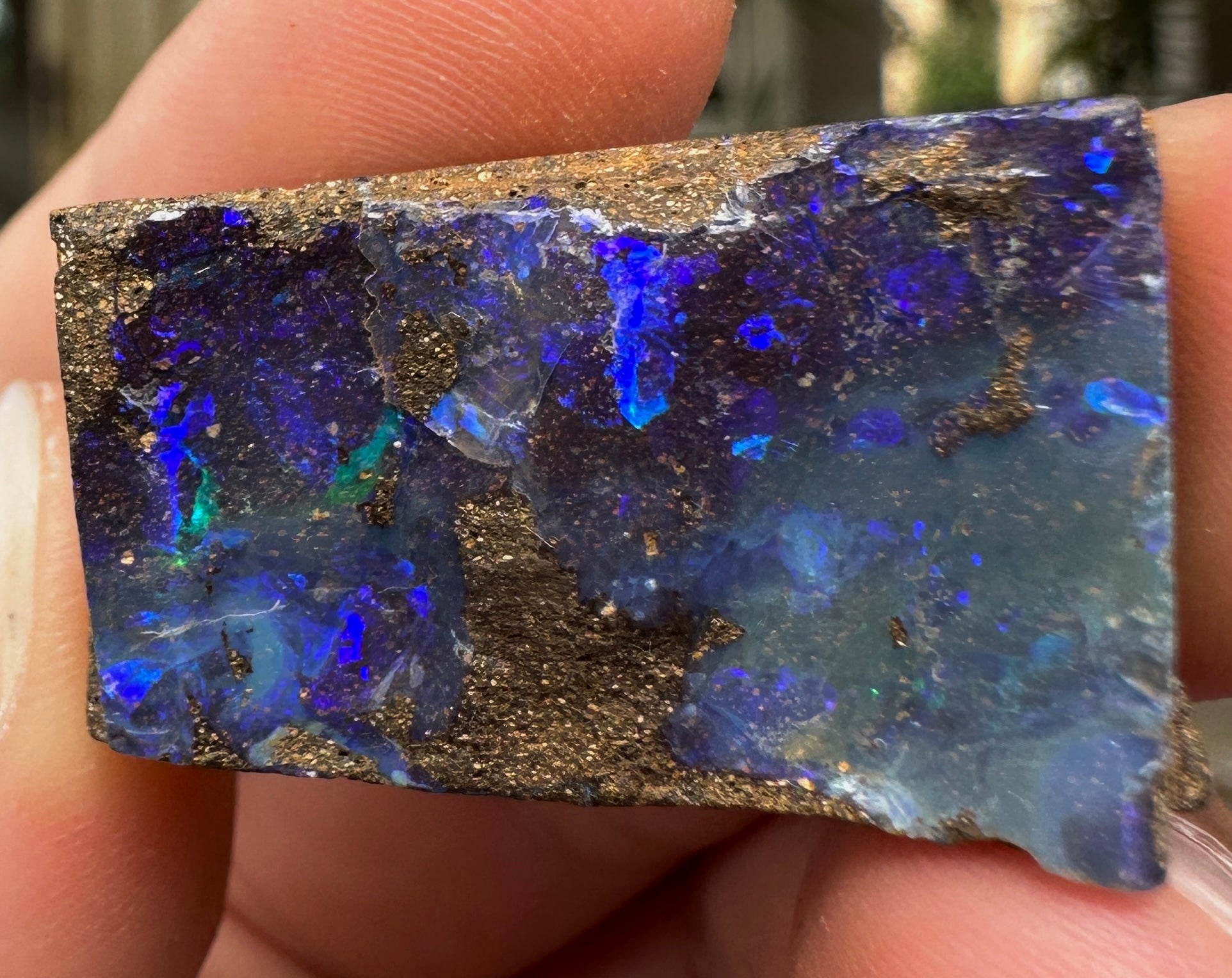 Australian Queensland Boulder opal rough large ring or pendant 41.565 cts