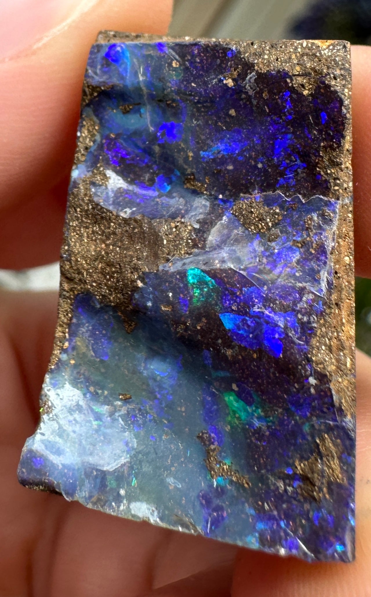 Australian Queensland Boulder opal rough large ring or pendant 41.565 cts