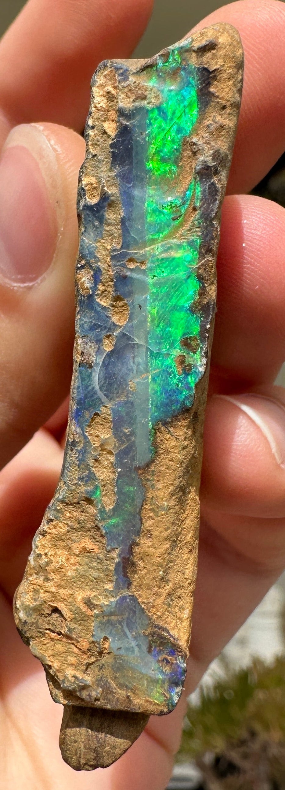 Australian Queensland Boulder opal rough large ring or pendant 174.165 cts