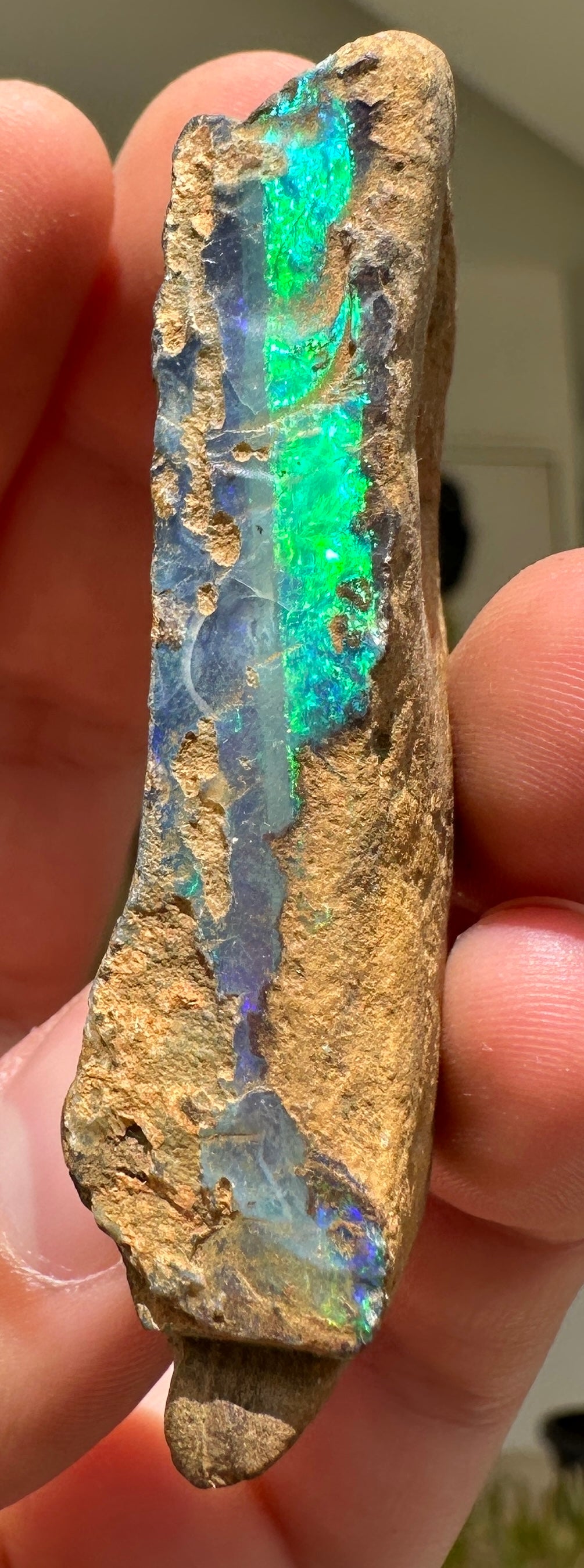 Australian Queensland Boulder opal rough large ring or pendant 174.165 cts