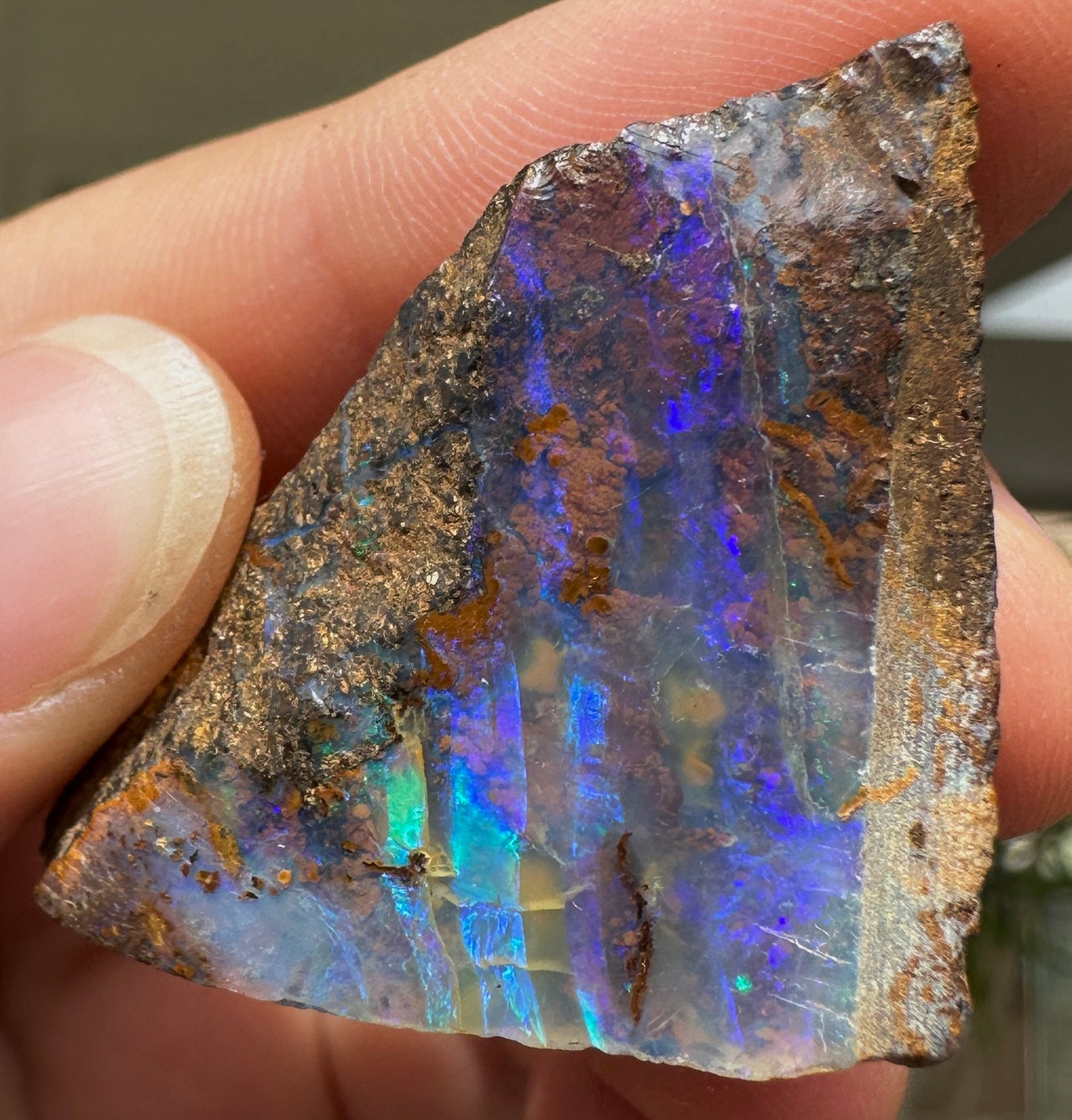 Australian Queensland Boulder opal rough large ring or pendant 71.30 cts