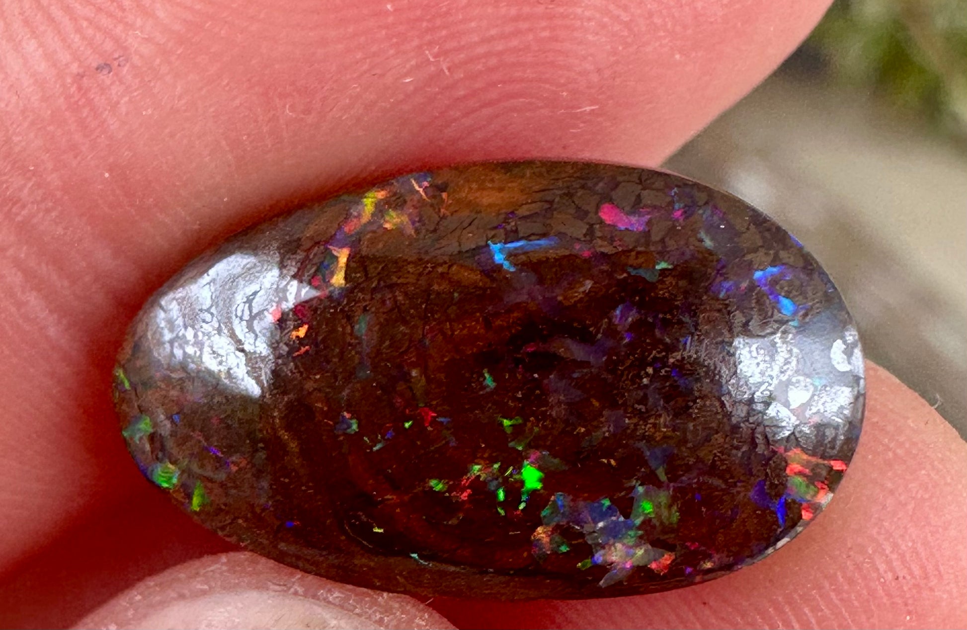 Australian Queensland Boulder Unset pendant or ring opal 8 ct