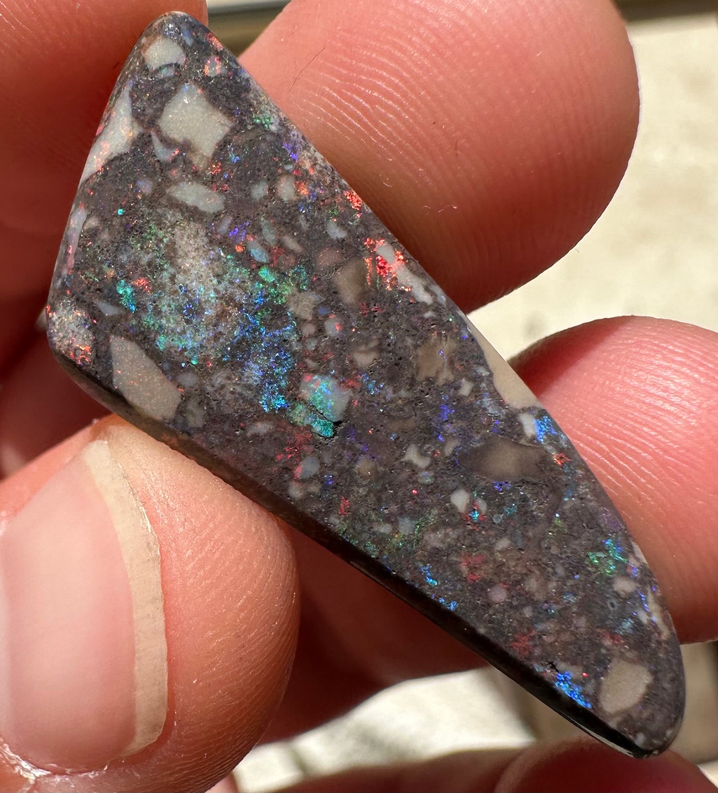 Australian Treated Andamooka Matrix Unset Pendant opal 10.50 cts