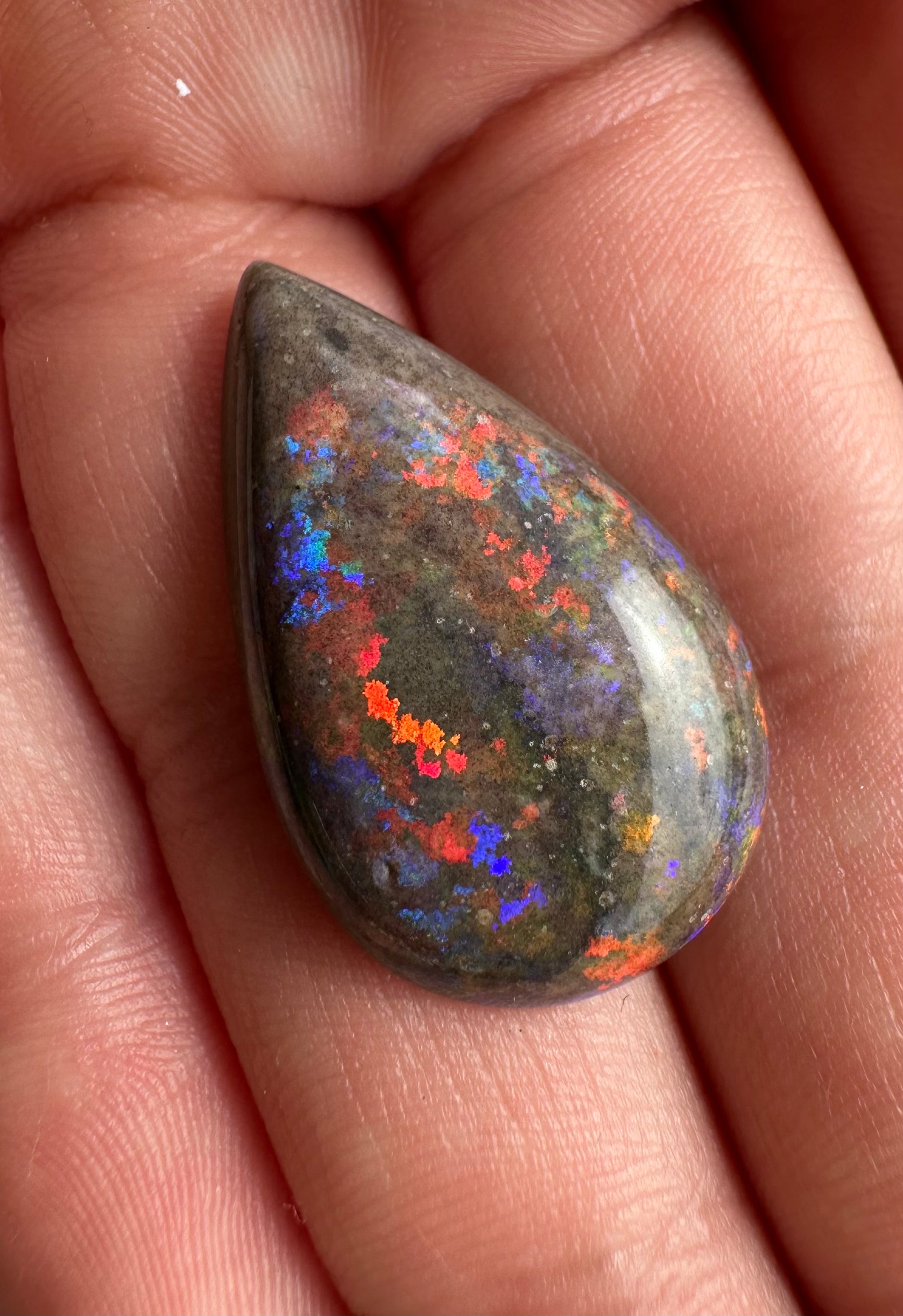 Australian Treated Andamooka Matrix Unset Pendant opal 15.02 cts