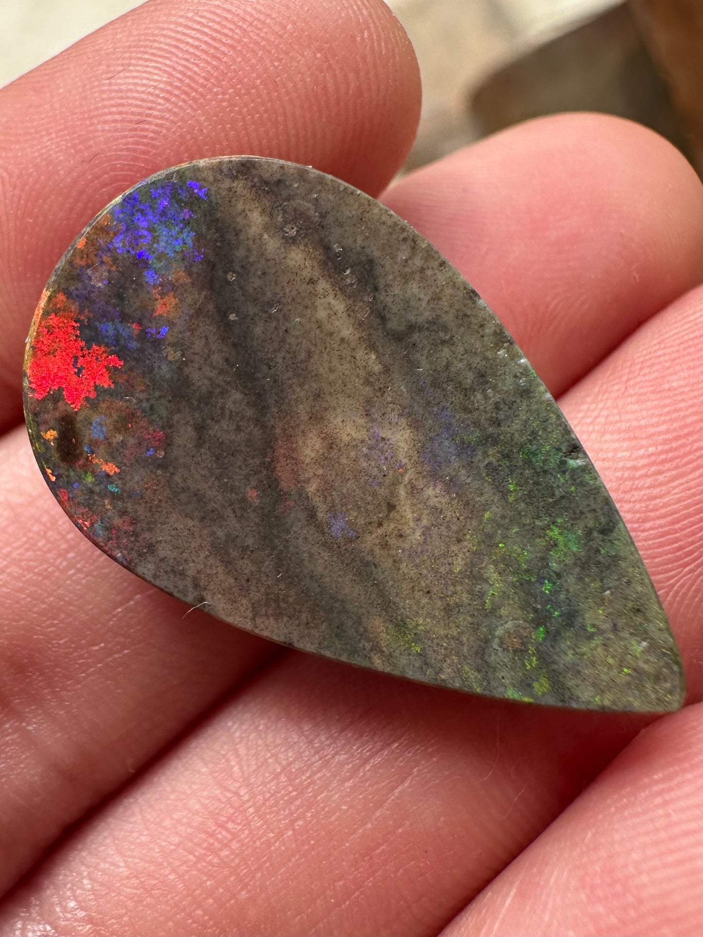 Australian Treated Andamooka Matrix Unset Pendant opal 15.02 cts