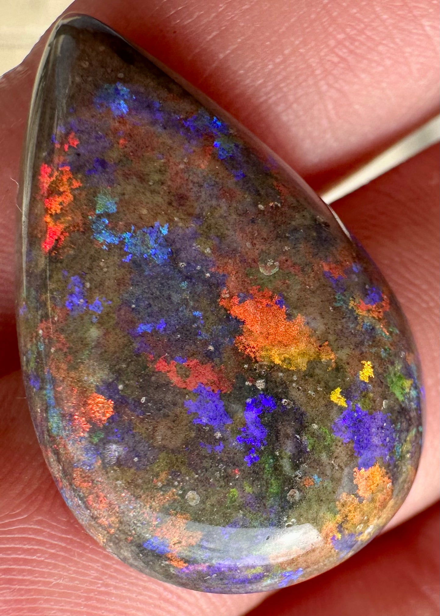 Australian treated Andamooka matrix unset pendant opal 15.02 carats 