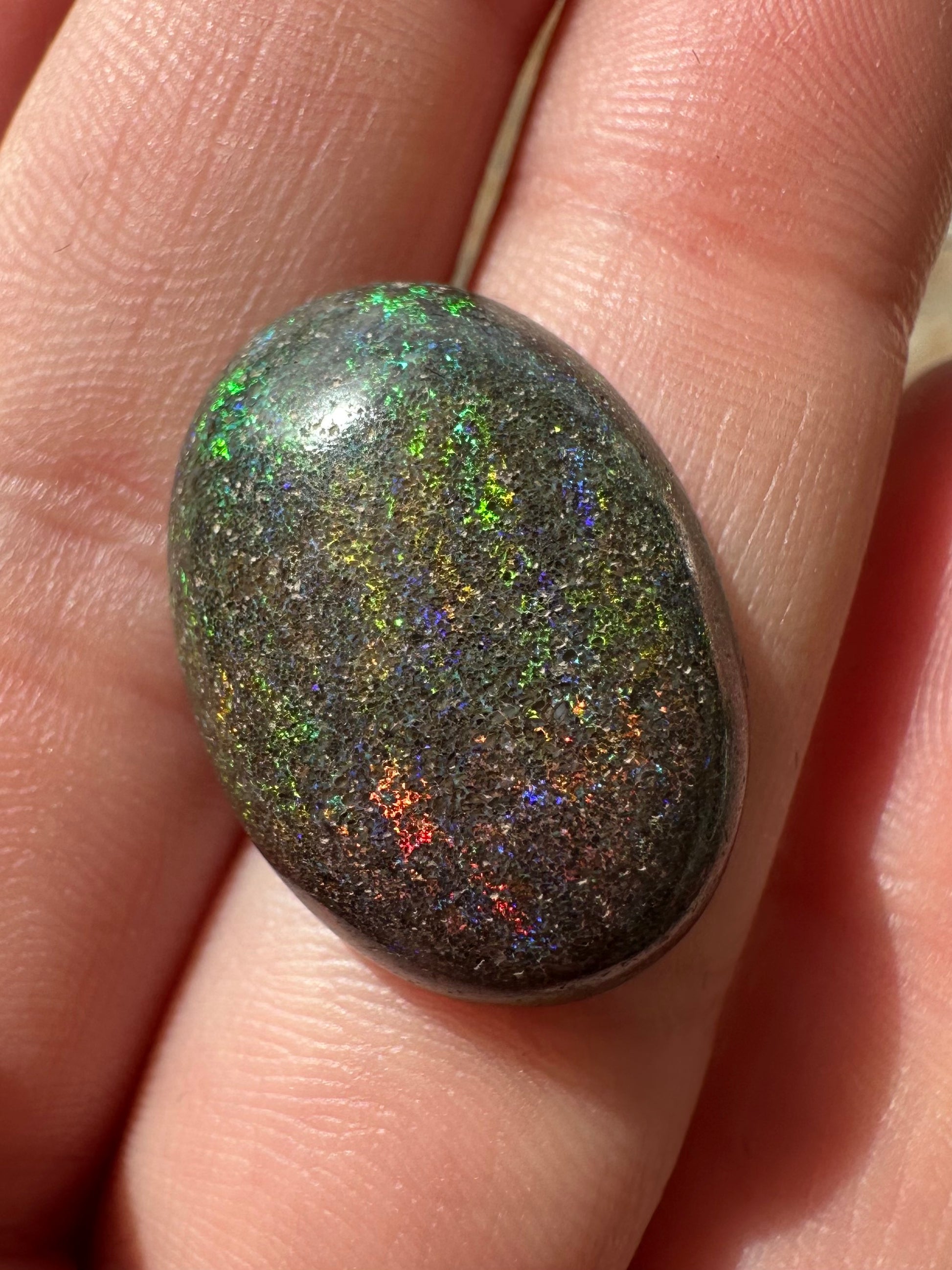Australian Treated Andamooka Matrix multicolored Unset Pendant opal 16 cts