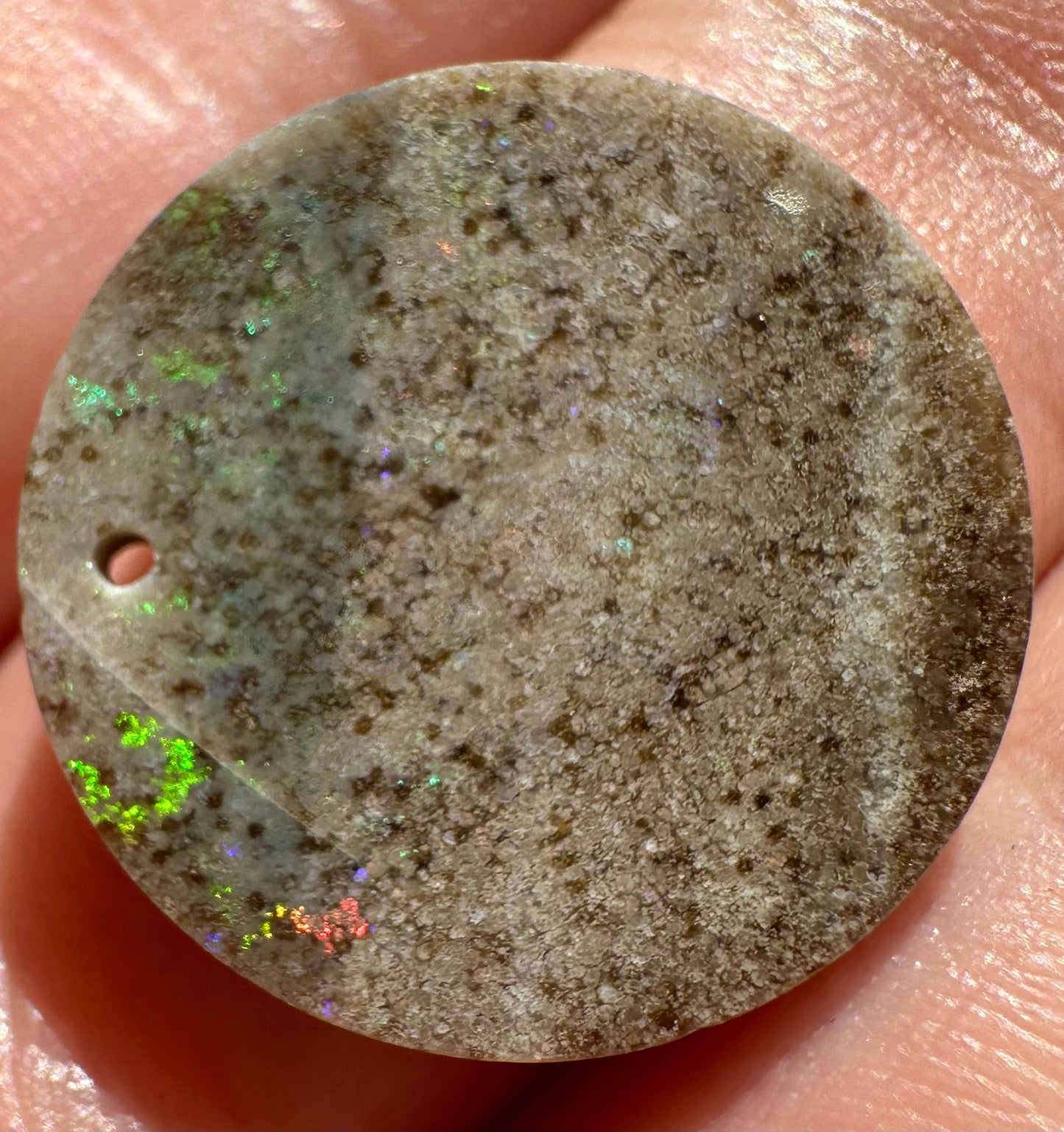 Australian treated Andamooka matrix unset pendant opal 19 carats
