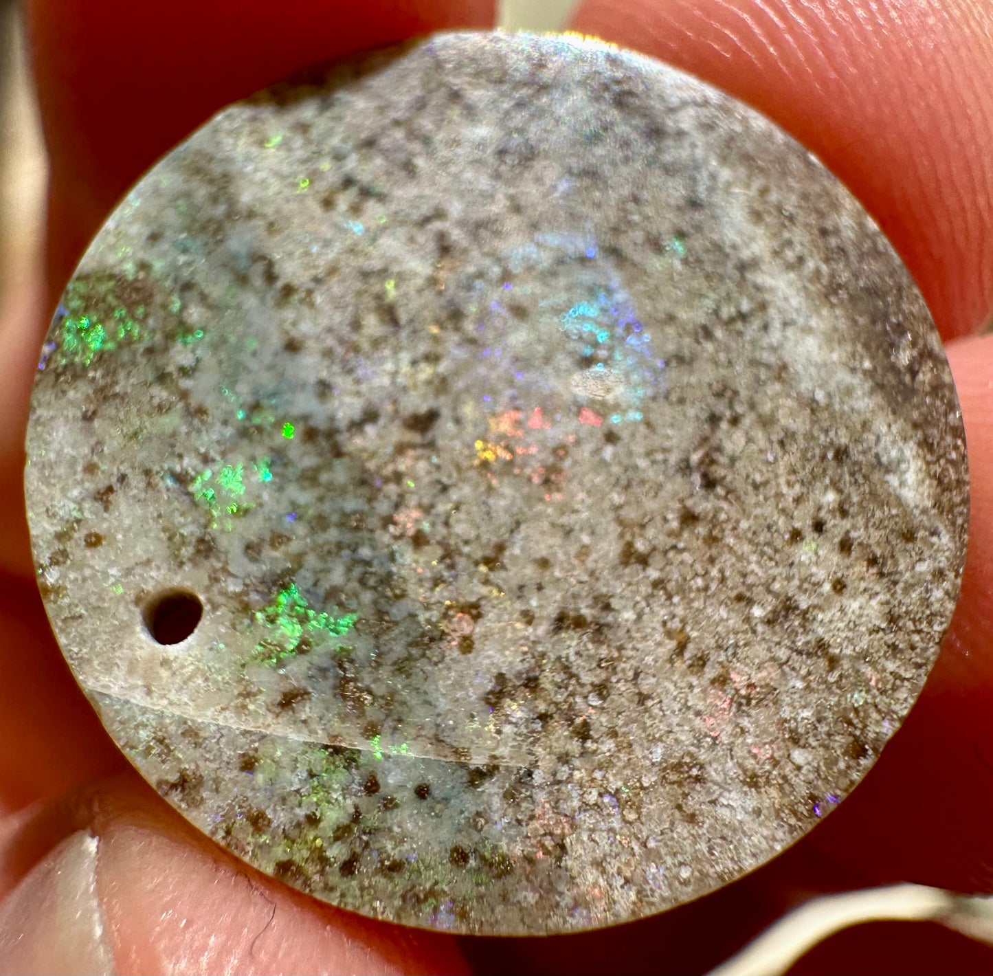 Australian treated Andamooka matrix unset pendant opal 19 carats