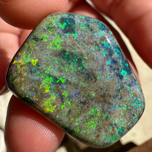Australian treated Andamooka matrix unset pendant opal 29 carats