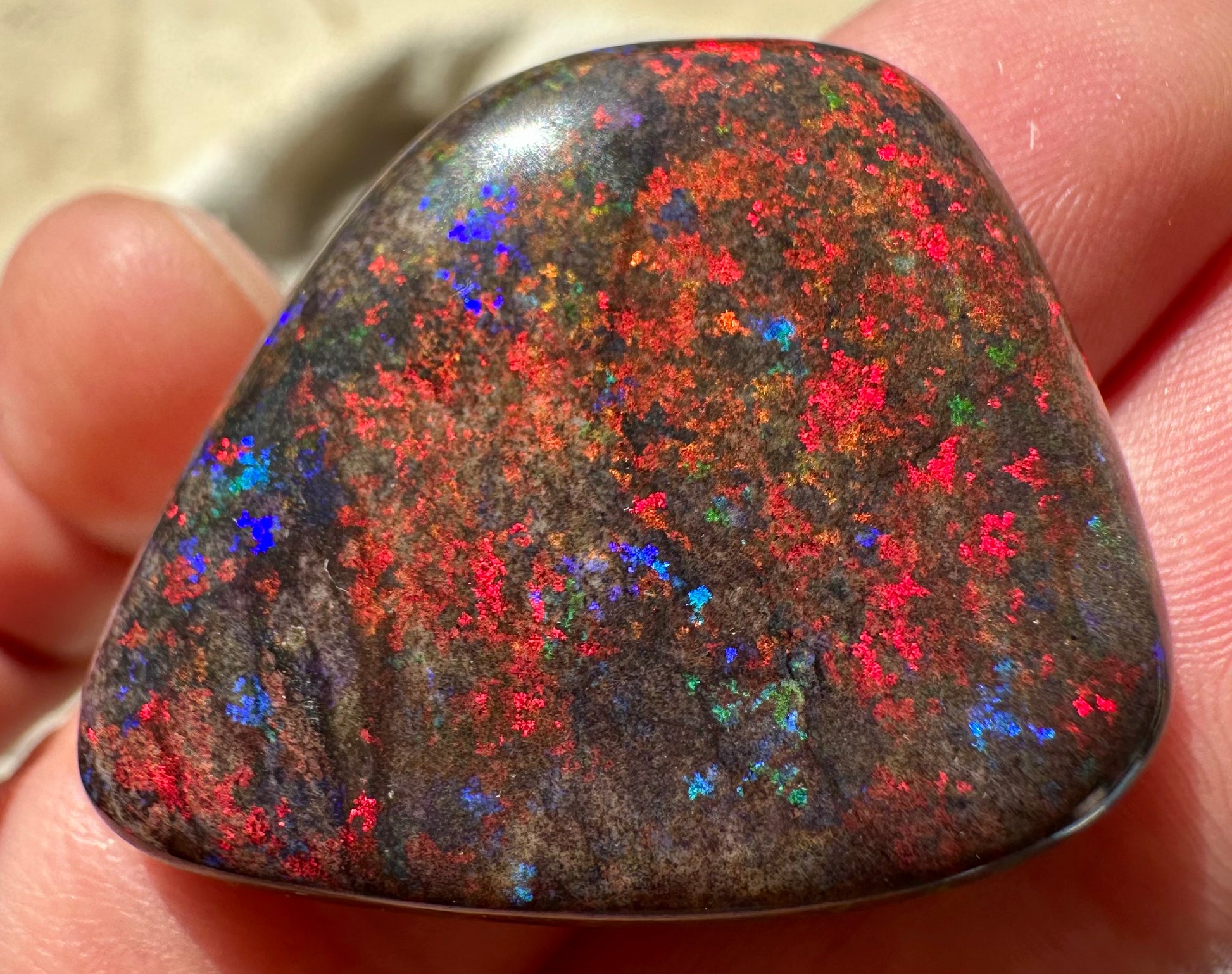 Australian treated Andamooka matrix unset pendant opal 32.65 carats