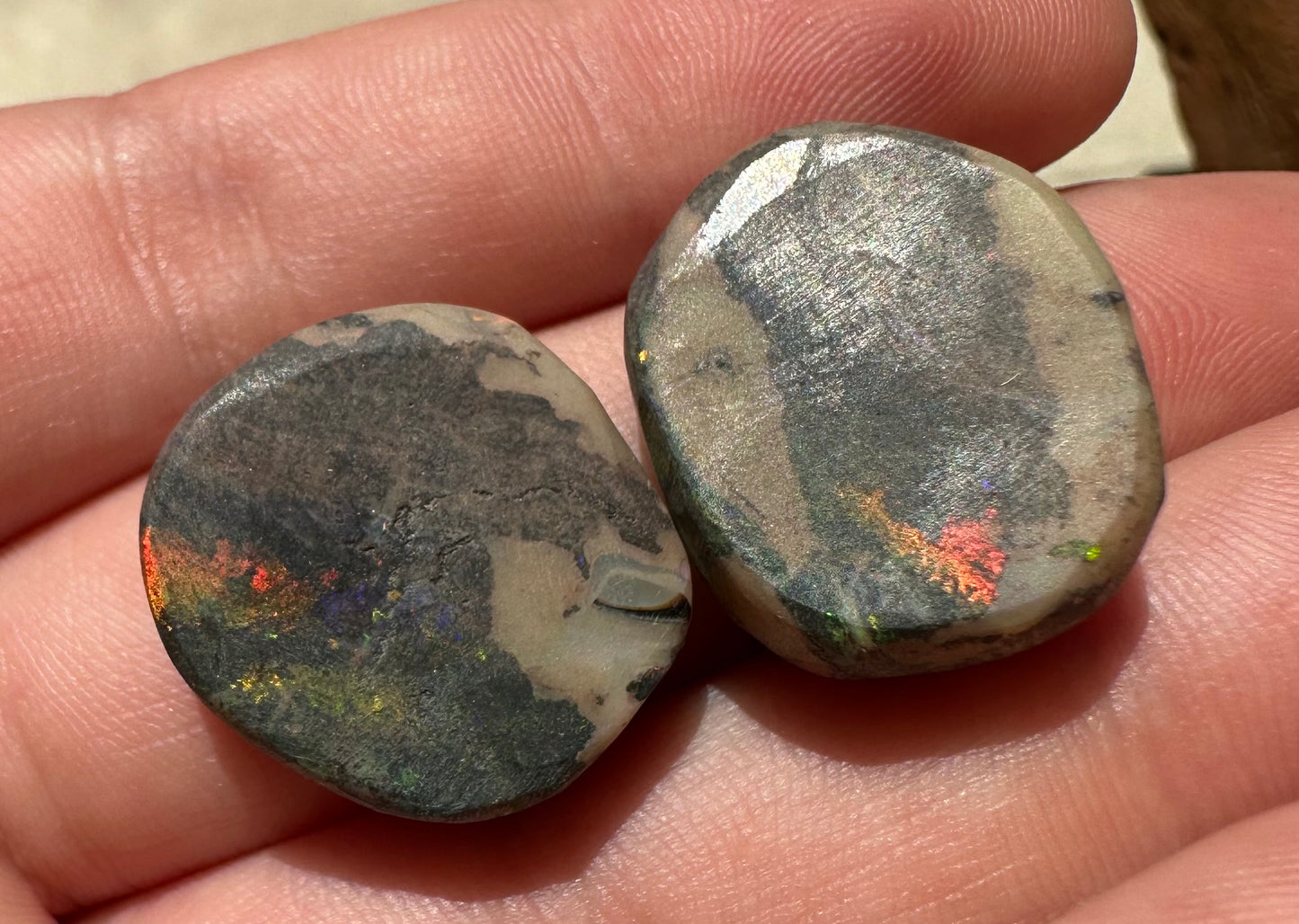 Australian Treated Andamooka Matrix Unset Pendant opal 36 cts