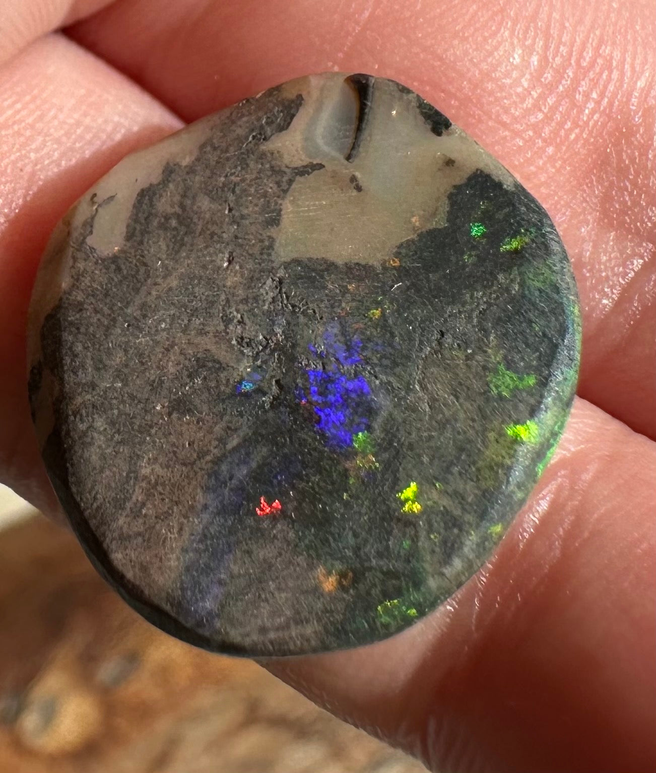 Australian Treated Andamooka Matrix Unset Pendant opal 36 cts