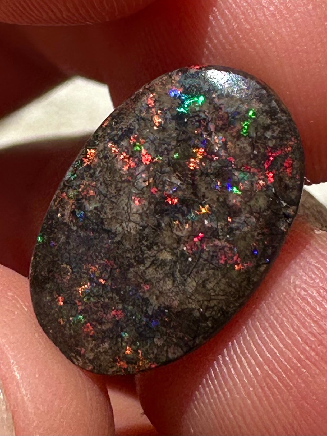 Australian Treated Andamooka Matrix Unset Pendant opal 4.13 cts