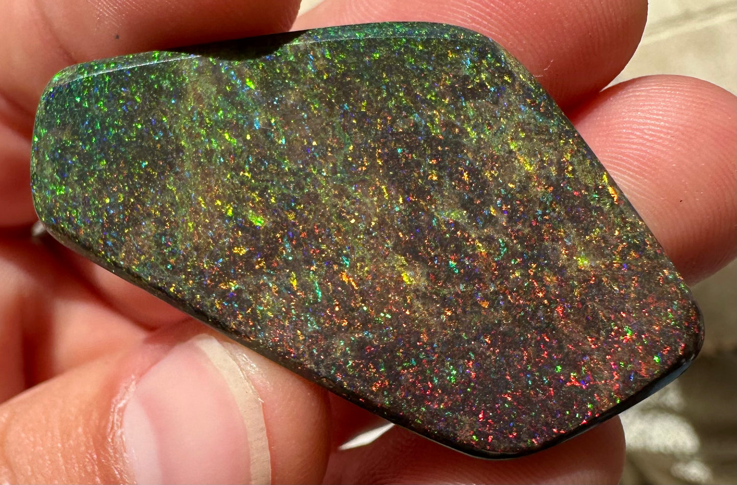 Australian treated Andamooka matrix unset pendant opal 40.95 carats