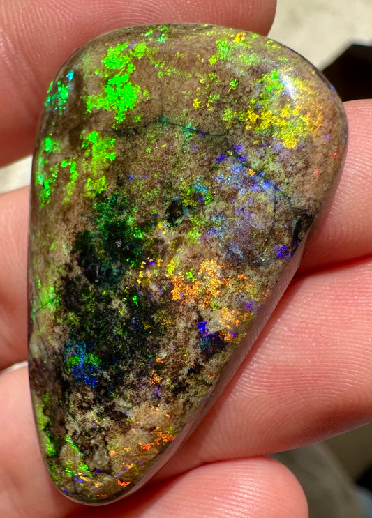 Australian treated Andamooka matrix unset pendant opal 51.5 carats