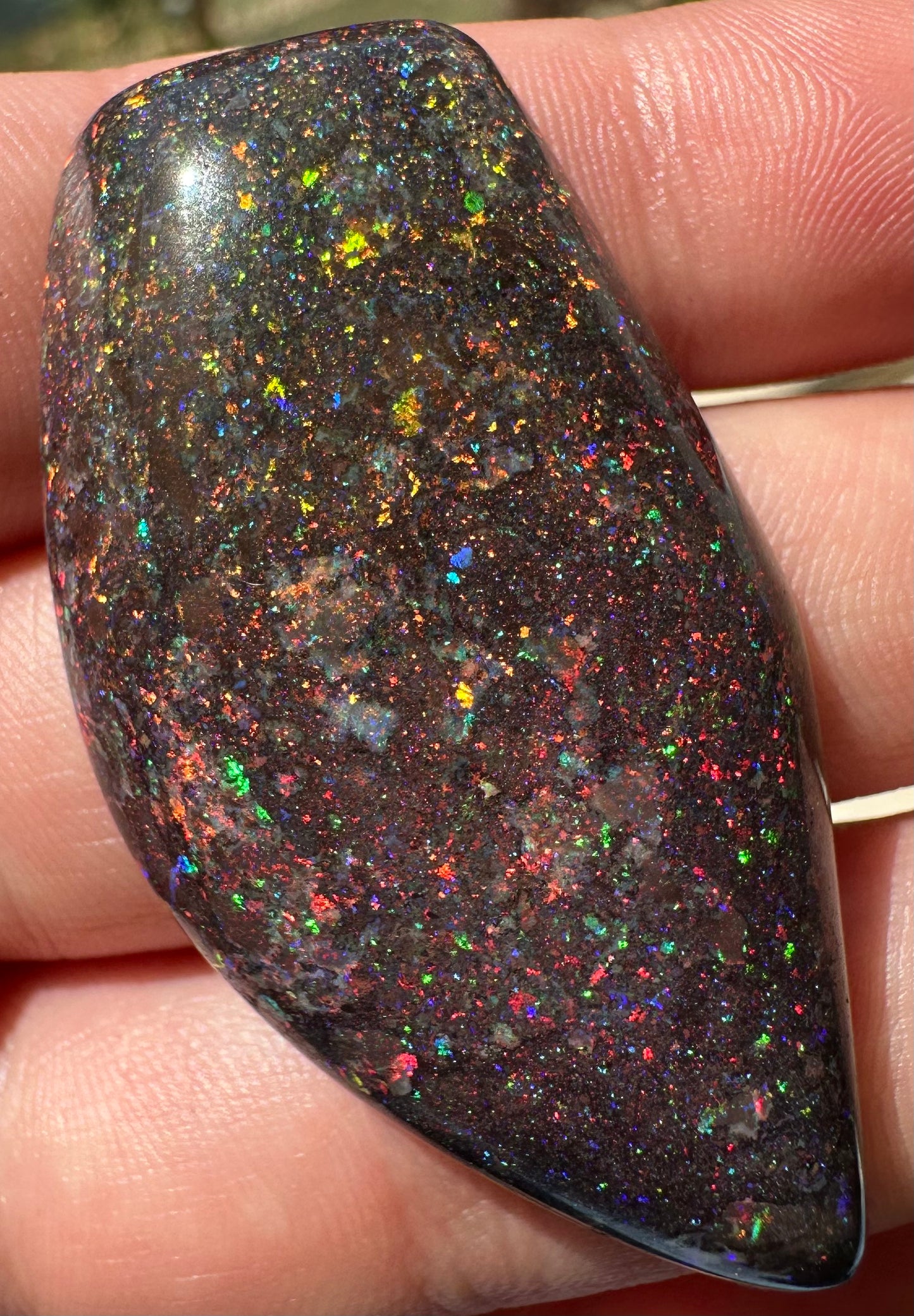 Australian treated Andamooka matrix unset pendant opal 59.9 carats