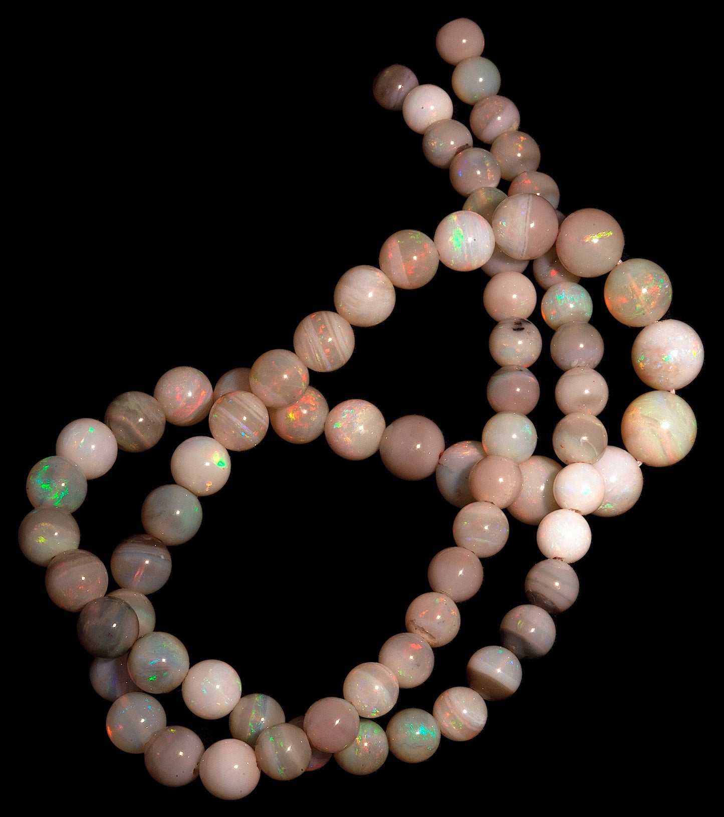 Australian Mintabie Opal Beads 5-8mm
