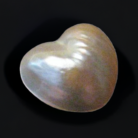 Heart shape Australian Mabe Pearl