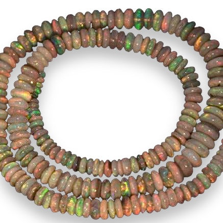 Product No.257 - Mintabie Gem Opal Beads - Opal Essence Wholesalers 