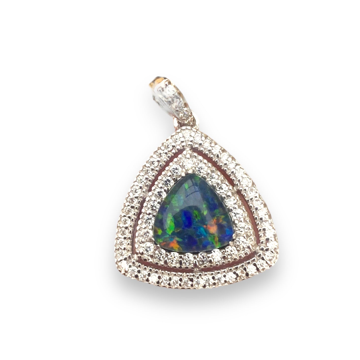 Genuine Opal triplet pendant - Opal Essence Wholesalers