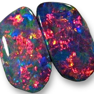 Product No.127 - Mintabie opal doublet pair - Opal Essence Wholesalers