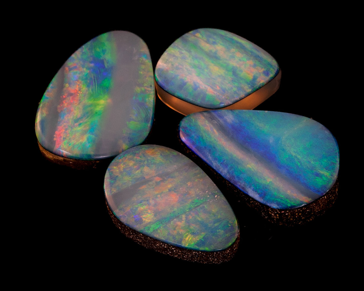 Parcel of Australian Mintabie Opal Doublets