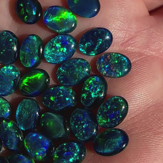 Australian Opal Triplets 8x6mm